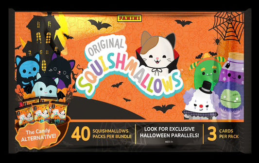 2025 Panini Squishmallows Halloween Treat Pack Trading Card Bundle