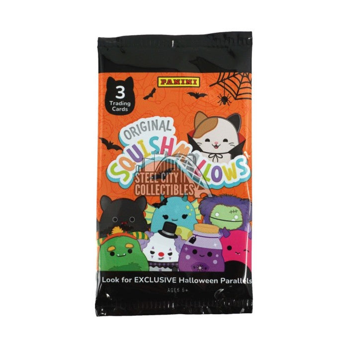 2025 Panini Squishmallows Halloween Treat Pack Trading Card Bundle