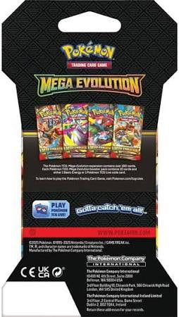 Pokemon Mega Evolution Sleeved Booster Pack