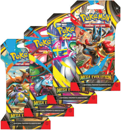 Pokemon Mega Evolution Sleeved Booster Pack
