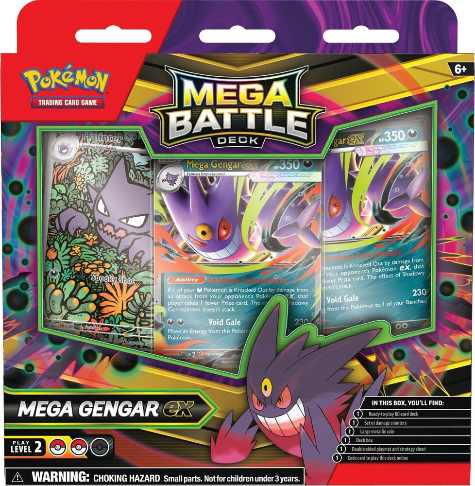 Pokémon TCG: Mega Battle Deck—Mega Gengar ex and Pokémon TCG: Mega Battle Deck—Mega Diancie ex