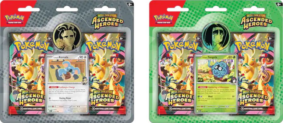 Pokémon - Trading Card Game: Mega Evolution - Ascended Heroes 2-Pack Blister