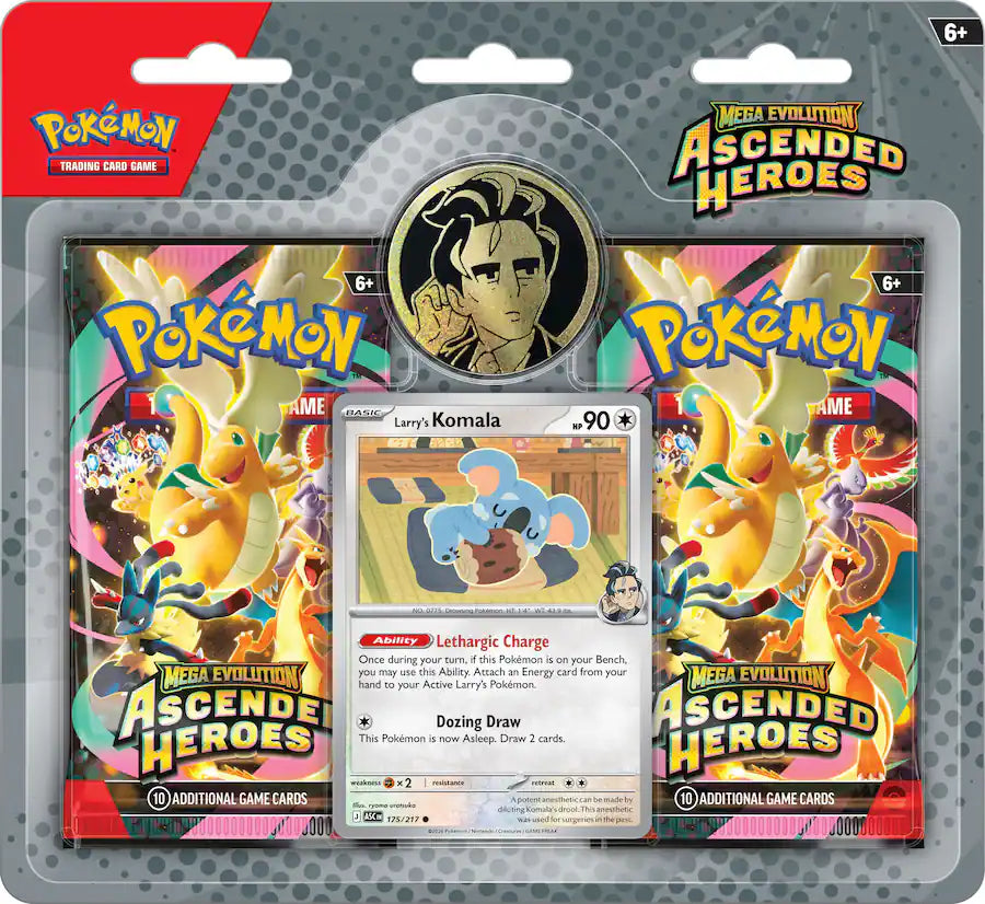 Pokémon - Trading Card Game: Mega Evolution - Ascended Heroes 2-Pack Blister