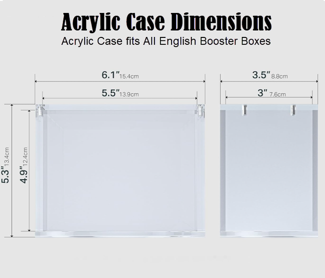 Booster Box Acrylic Display Case