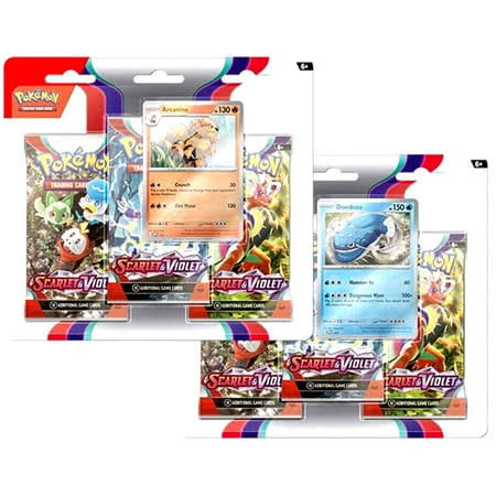 Scarlet & Violet Base Set 3 Pack Blister  SV01: (1 Random 3 Pack Blister)
