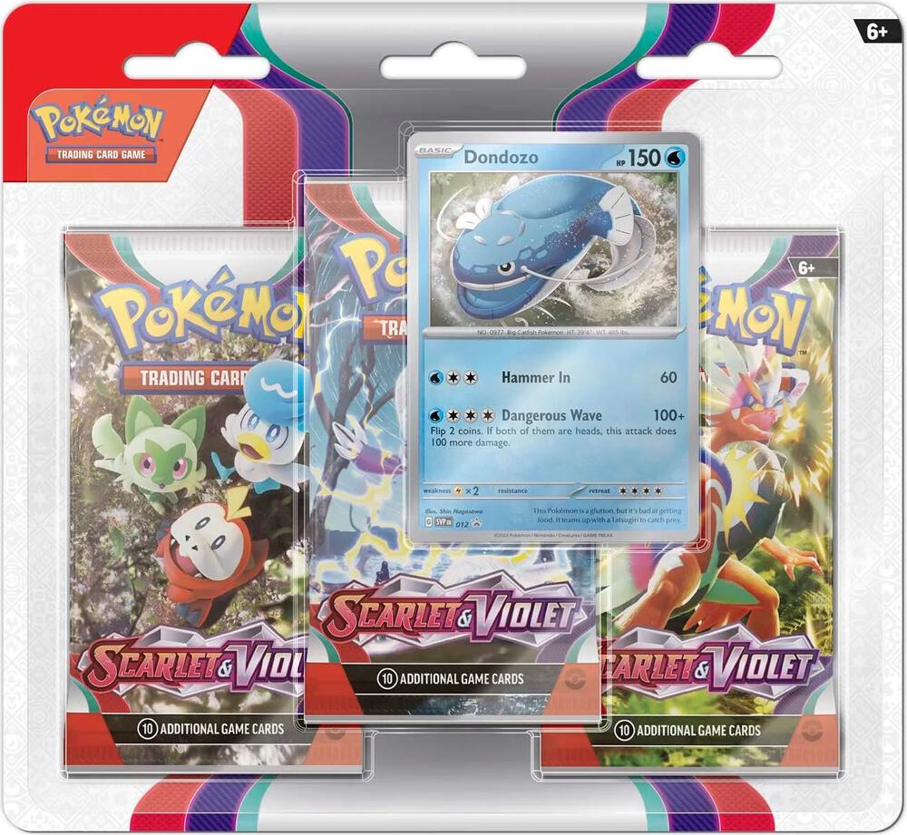 Scarlet & Violet Base Set 3 Pack Blister  SV01: (1 Random 3 Pack Blister)