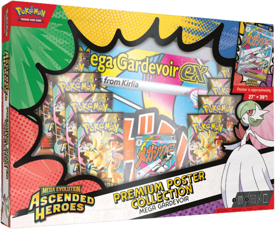 Pokémon TCG: Ascended Heroes: Premium Poster Collection ( Pre- Order Ships Late March)