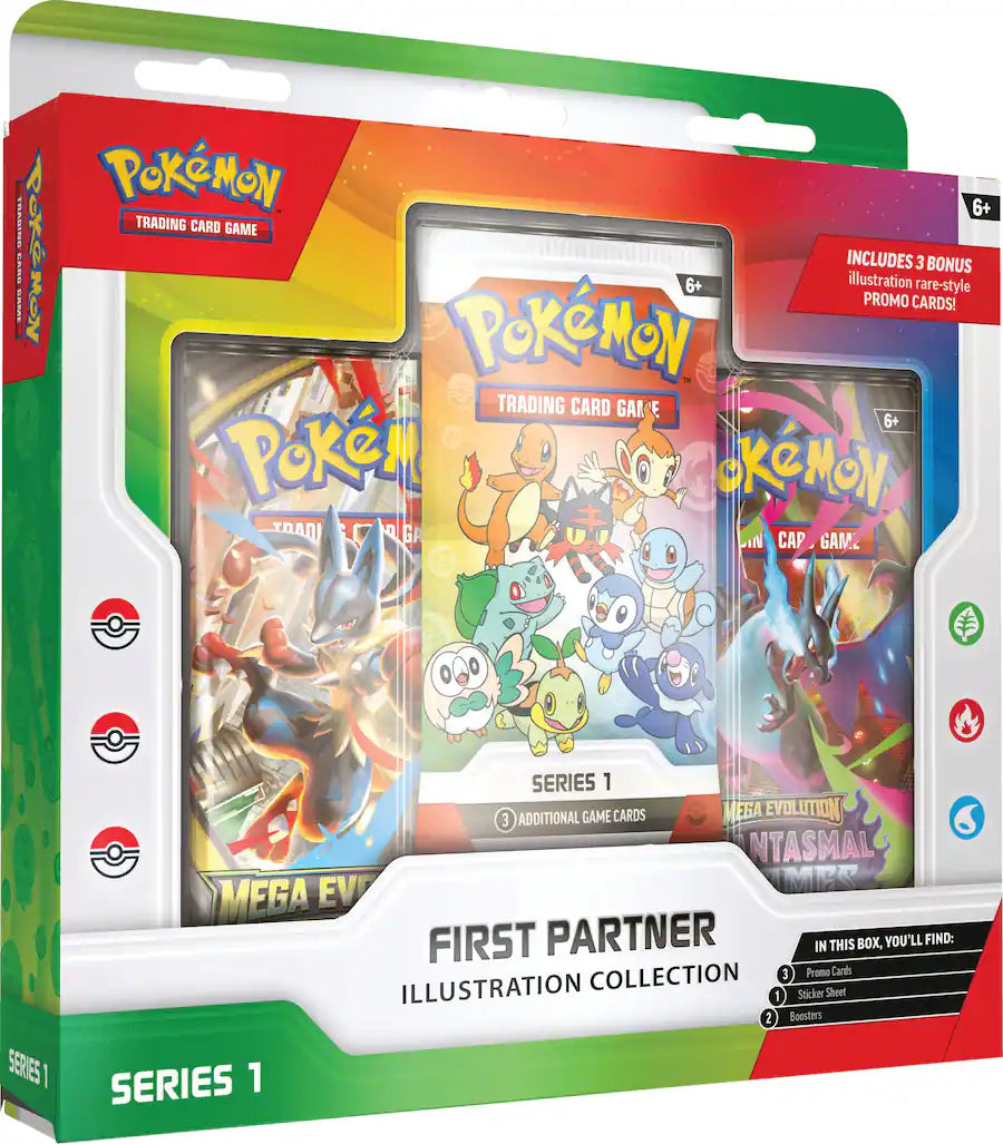 Pokémon - First Partner Illustration Collection - Series 1 (Pre-Order Ships Mid March)