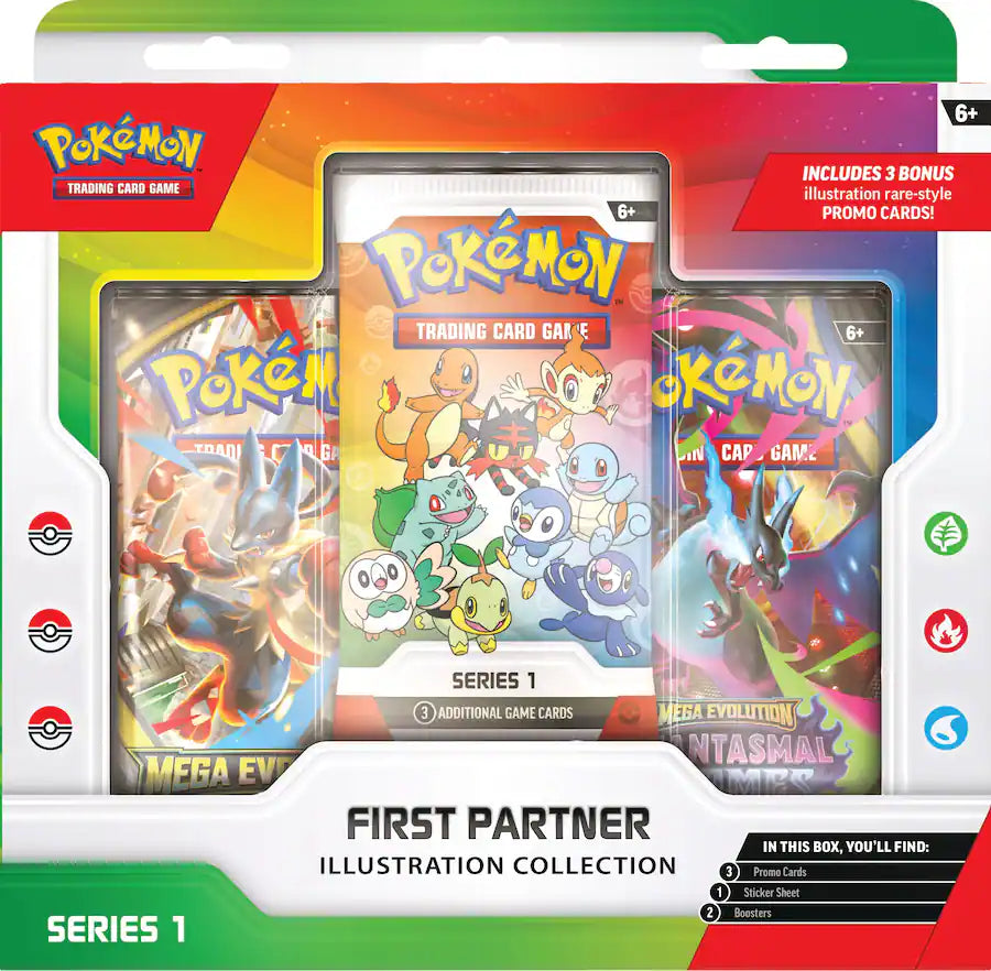 Pokémon - First Partner Illustration Collection - Series 1 (Pre-Order Ships Mid March)