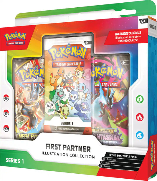 Pokémon - First Partner Illustration Collection - Series 1