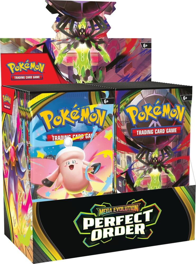 Pokémon - Trading Card Game: Mega Evolution - Perfect Order Booster Box ( Preorder Ships Late March)