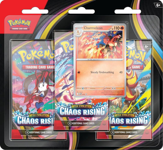 Chaos Rising 3-Pack Blister [Charmeleon] - ME04: Chaos Rising (CRI