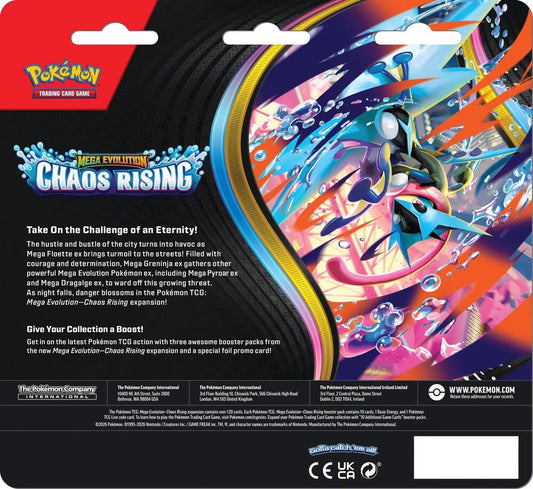 Chaos Rising 3-Pack Blister [Charmeleon] - ME04: Chaos Rising (CRI