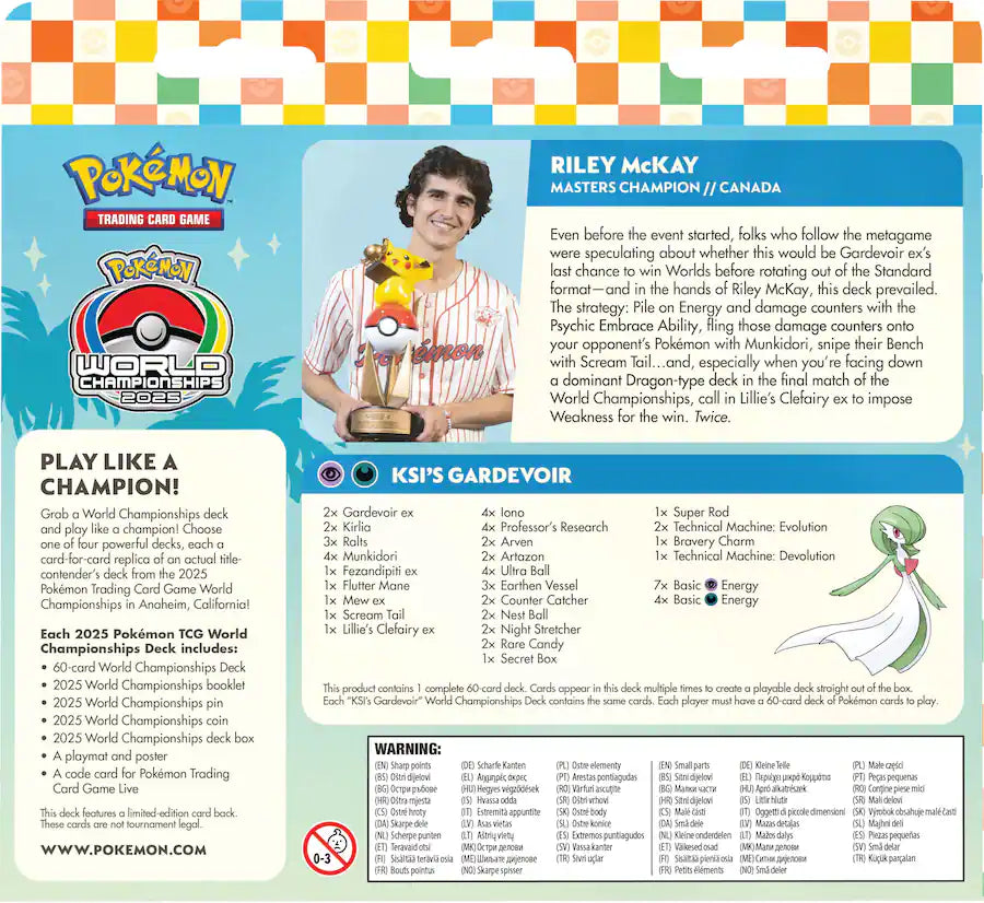 Trading Card Game: 2025 Pokémon World Championships Deck