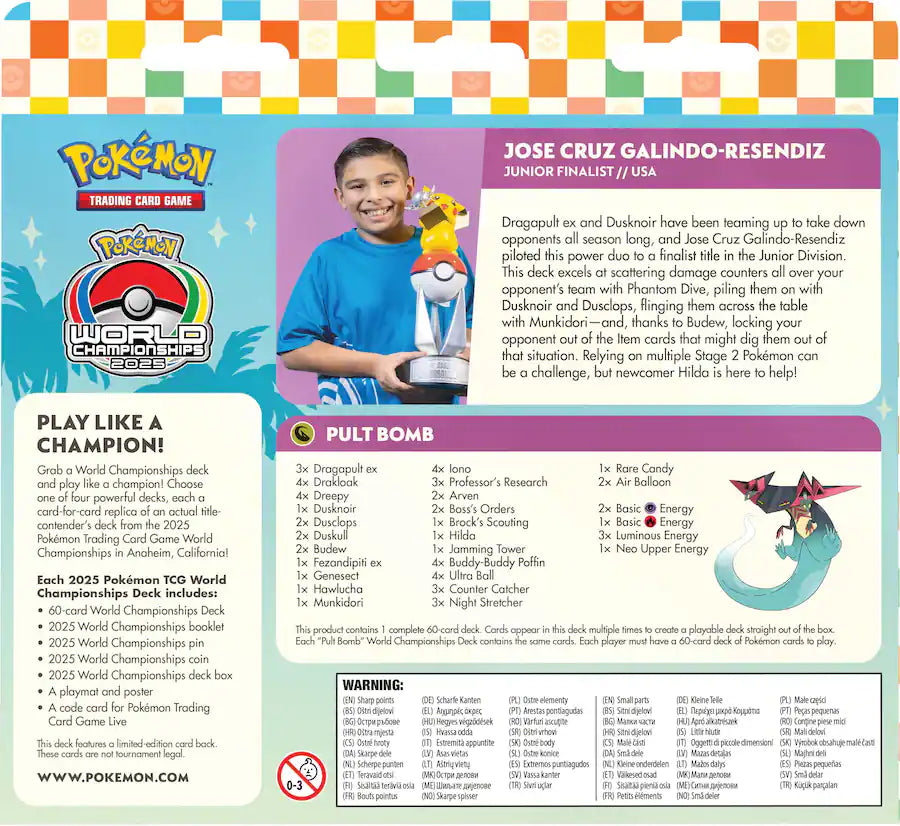 Trading Card Game: 2025 Pokémon World Championships Deck