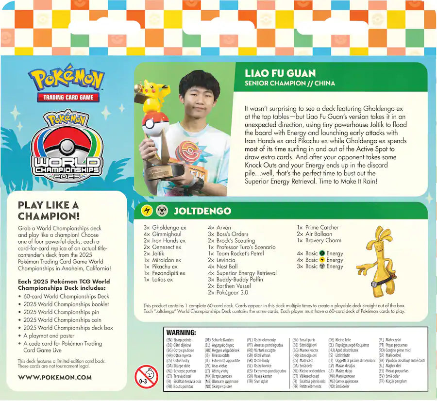 Trading Card Game: 2025 Pokémon World Championships Deck