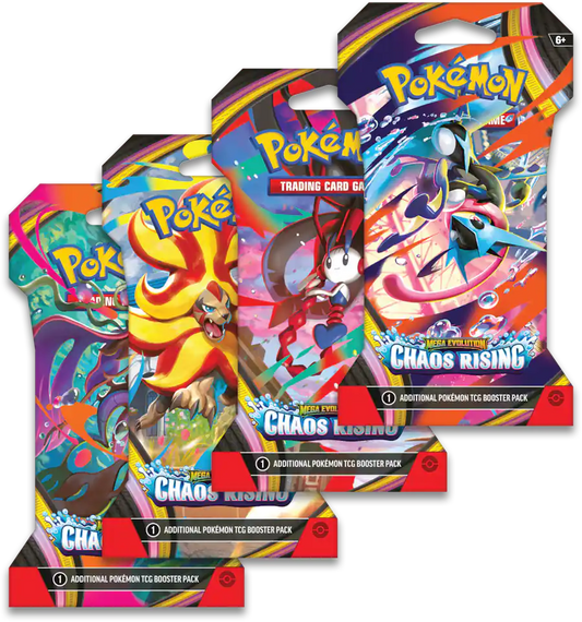 Chaos Rising Sleeved Booster (1 Random Sleeved Booster)