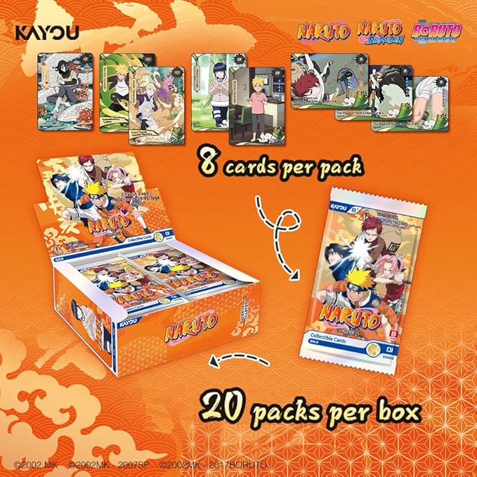 Naruto Smriti Collectible Cards Earth Scroll 001 Booster Display (30 Booster Packs)