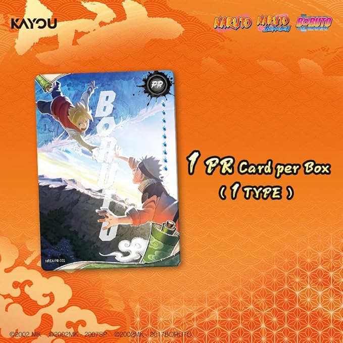 Naruto Smriti Collectible Cards Earth Scroll 001 Booster Display