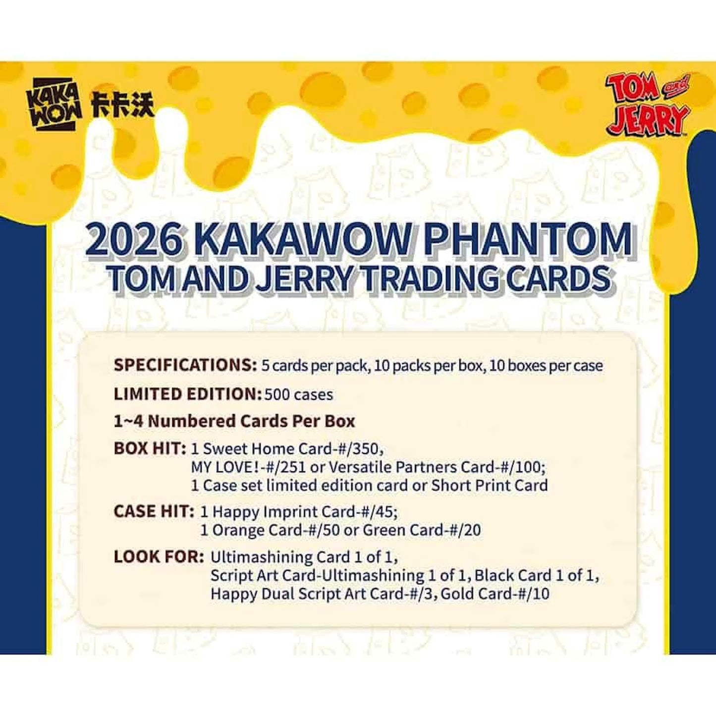 2026 KAKAWOW Phantom Tom and Jerry Hobby Box
