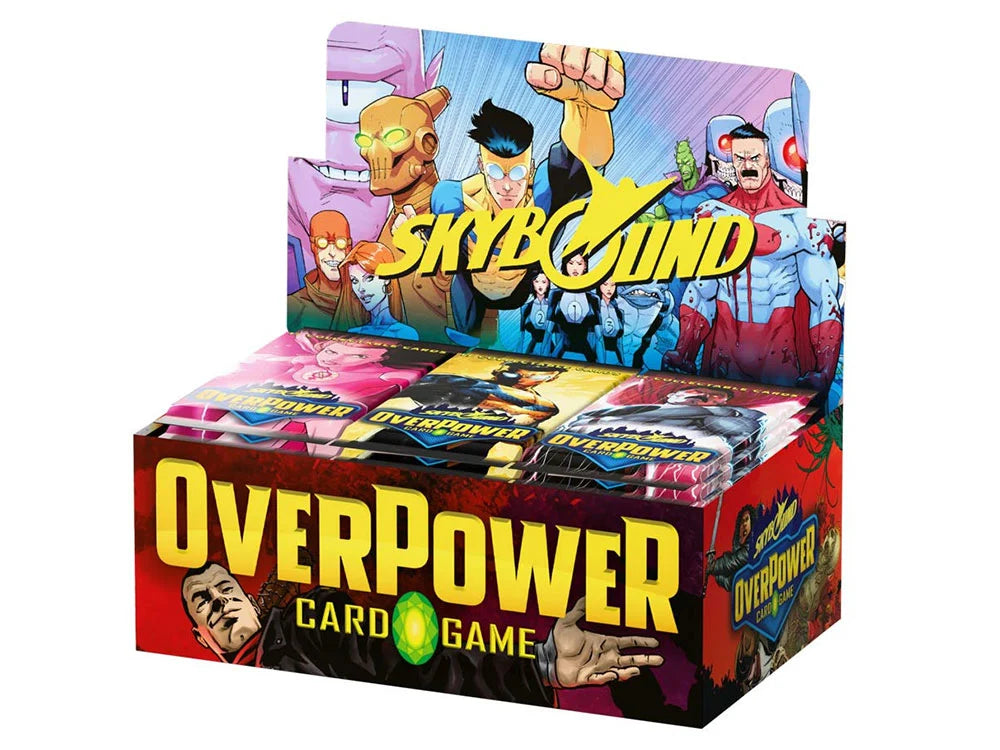 OverPower Card Game SkyBound Booster Display