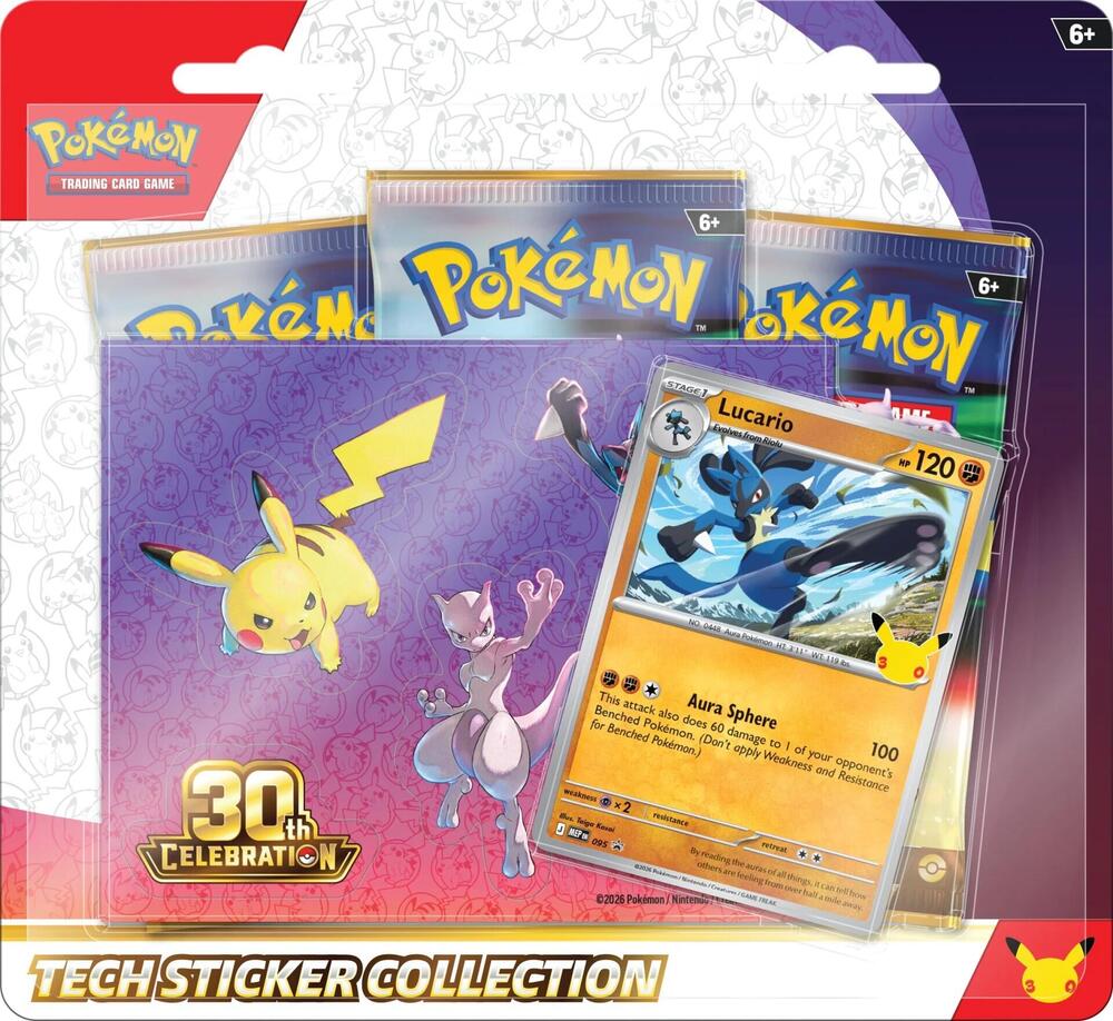 30th Celebration Tech Sticker Collection 1 Random Collection (Pre-Order Ships On Or Around 9/16/26