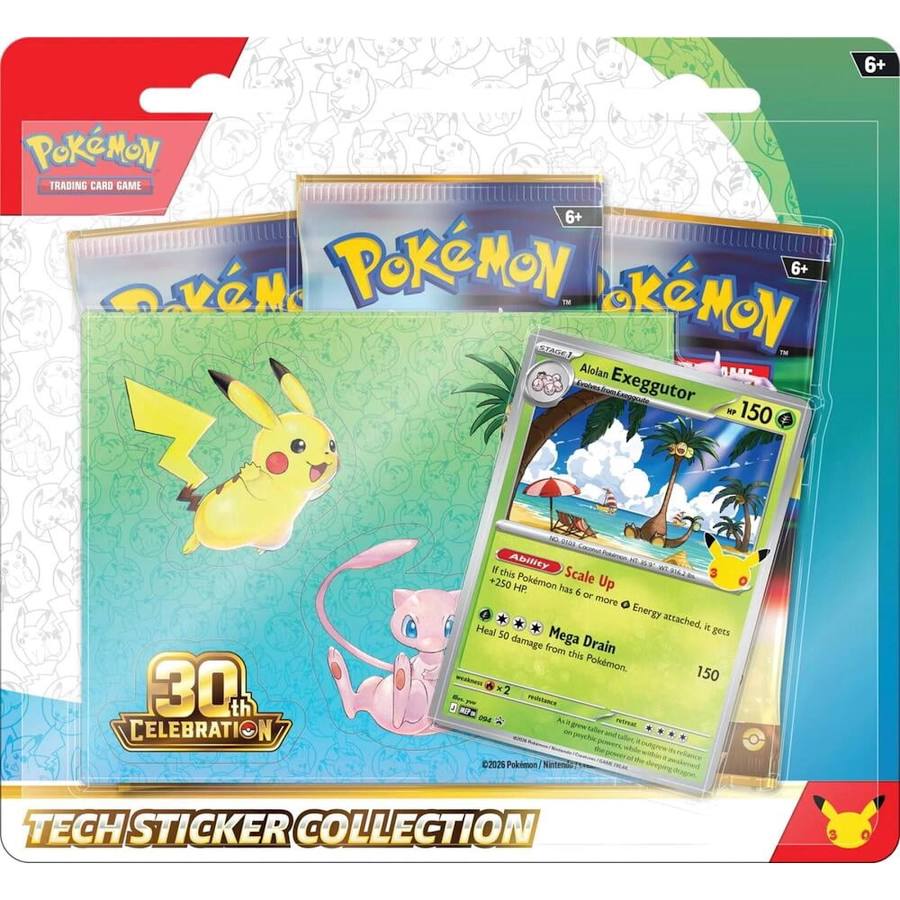 30th Celebration Tech Sticker Collection 1 Random Collection (Pre-Order Ships On Or Around 9/16/26