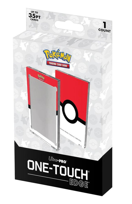 Ultra Pro ONE-TOUCH Edge - Poké Ball Printed Magnetic Card Holder for Pokémon