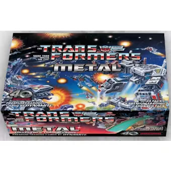 2026 Dynamite Transformers Metal Collector Booster Box (Preorder ships early October)
