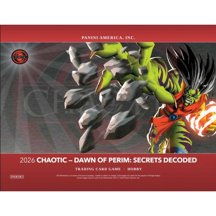 Panini Chaotic TCG: Dawn of Perim- Secrets Decoded Starter Deck (Preorder Ships Late October)
