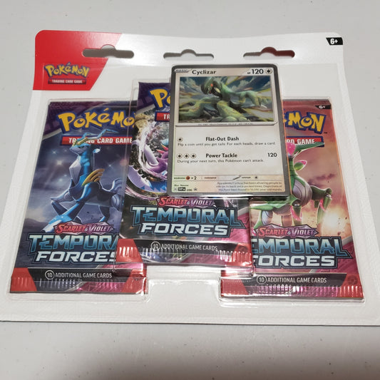 Pokemon TCG: Scarlet & Violet - Temporal Forces Three-Booster Blister