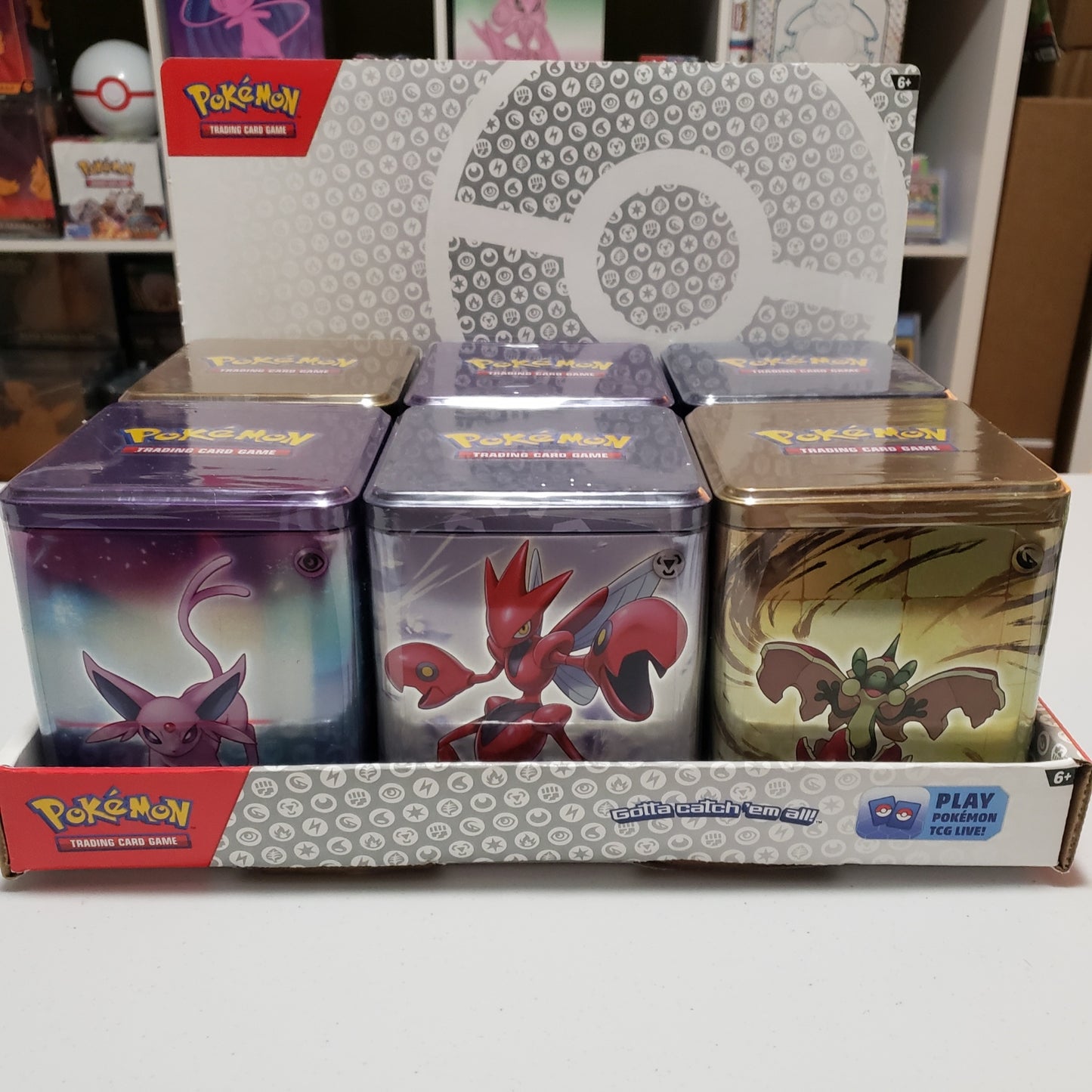 Pokemon TCG: Stacking Tin Q1 2024 (Psychic, Metal and Dragon)