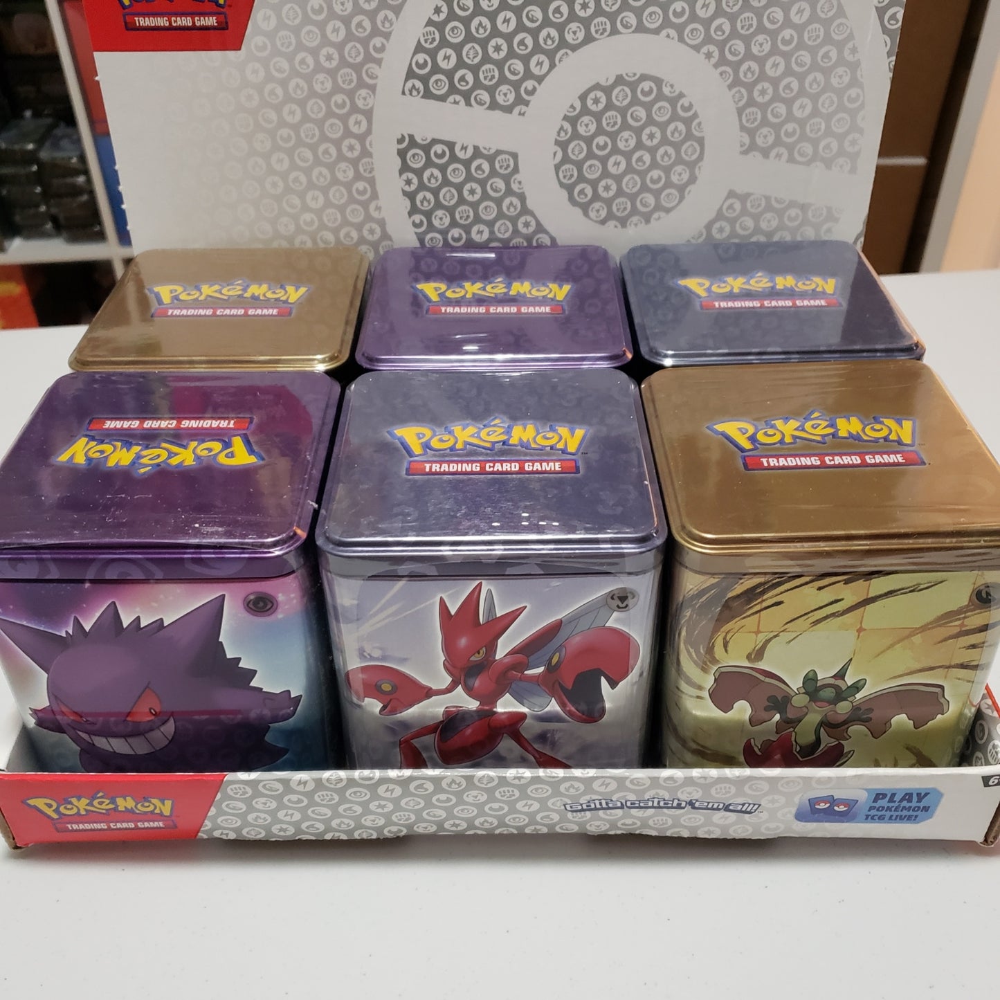 Pokemon TCG: Stacking Tin Q1 2024 (Psychic, Metal and Dragon)