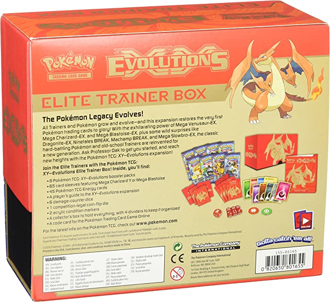 Pokemon TCG: XY Evolutions Charizard Elite Trainer Box