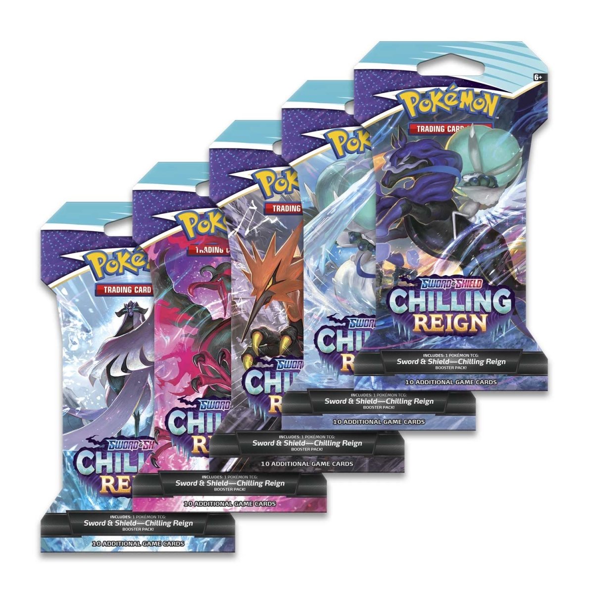 Pokémon TCG: Sword & Shield-Chilling Reign Sleeved Booster Pack (10 Cards)