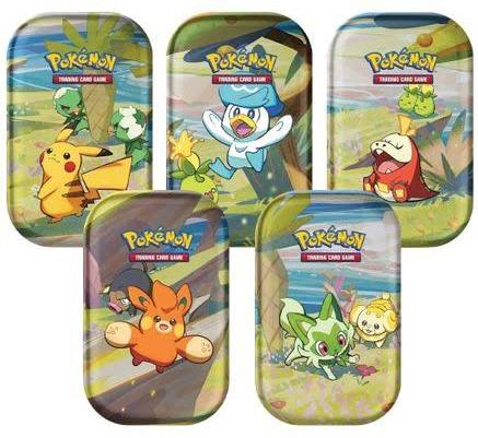 Pokemon Trading Card Game: Paldea Friends Mini Tin Set of 5