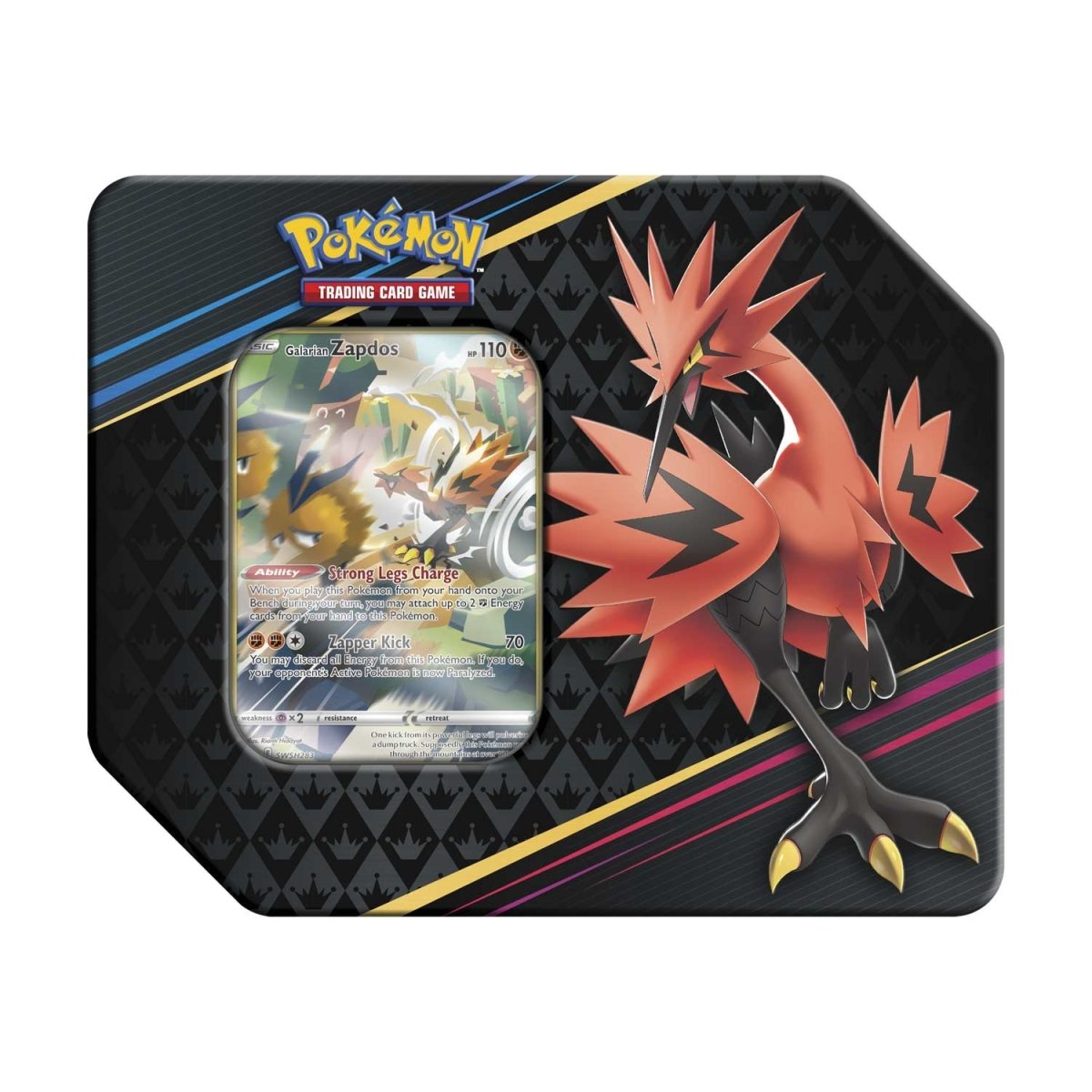 Pokémon TCG: Crown Zenith Tin (Galarian Zapdos)