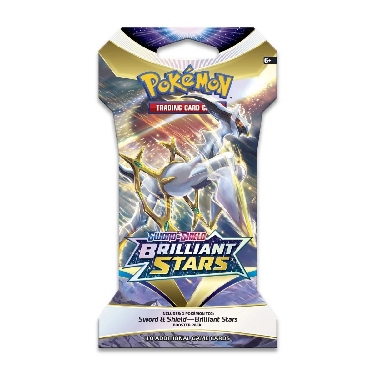 Pokémon TCG: Sword & Shield-Brilliant Stars Sleeved Booster Pack (10 Cards)